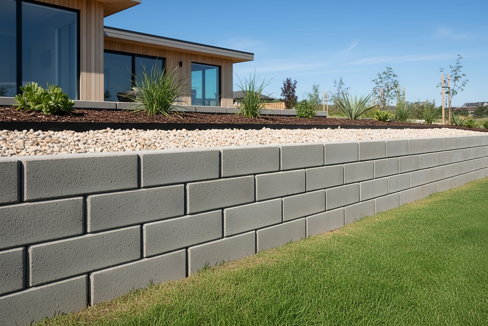 Concrete Retaining Wall
